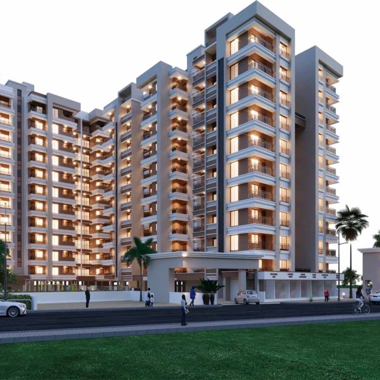 Shree Laxmi Peace City is a residential project located in Gotal Pajri, Nagpur, Maharashtra. The development spans 1.5 acres and comprises 148 units of 2 and 3 BHK apartments. The project is designed to offer modern amenities and a comfortable living environment. Notable features include a gymnasium, children's play areas, jogging and cycle tracks, power backup, 24x7 water supply, and CCTV surveillance. The apartments are constructed with quality materials, featuring vitrified tile flooring and premium bath fittings. The project is strategically located near key roads like Outer Ring Road and NH 47, providing easy connectivity to various parts of the city. The expected possession date is April 2026.